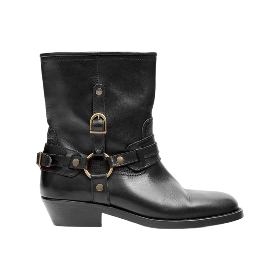 BO0214F-AC1A22S-01BK (W) Isabel Marant Ildred Boots Black