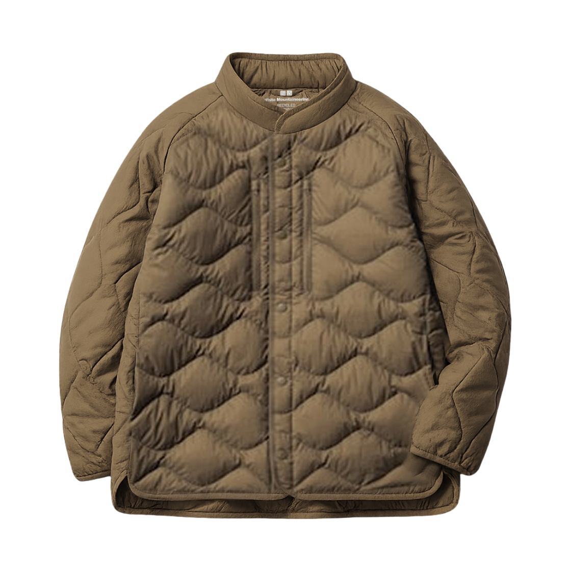 459677-35 Uniqlo x White Mountaineering Recycled Hybrid Down Jacket Brown - KR