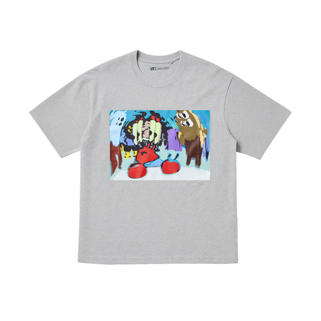 유니클로 UT x CPFM x 스폰지밥 그래픽 티셔츠 그레이 - US(Uniqlo UT x CPFM x SpongeBob Graphic T-Shirt Gray - US)