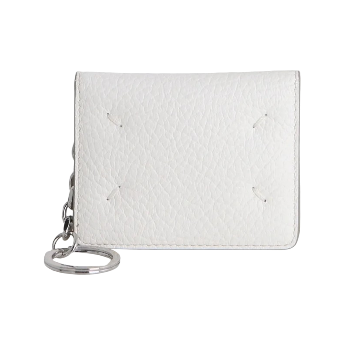 S56UI0128P0399T1003 Maison Margiela Keyring Wallet White