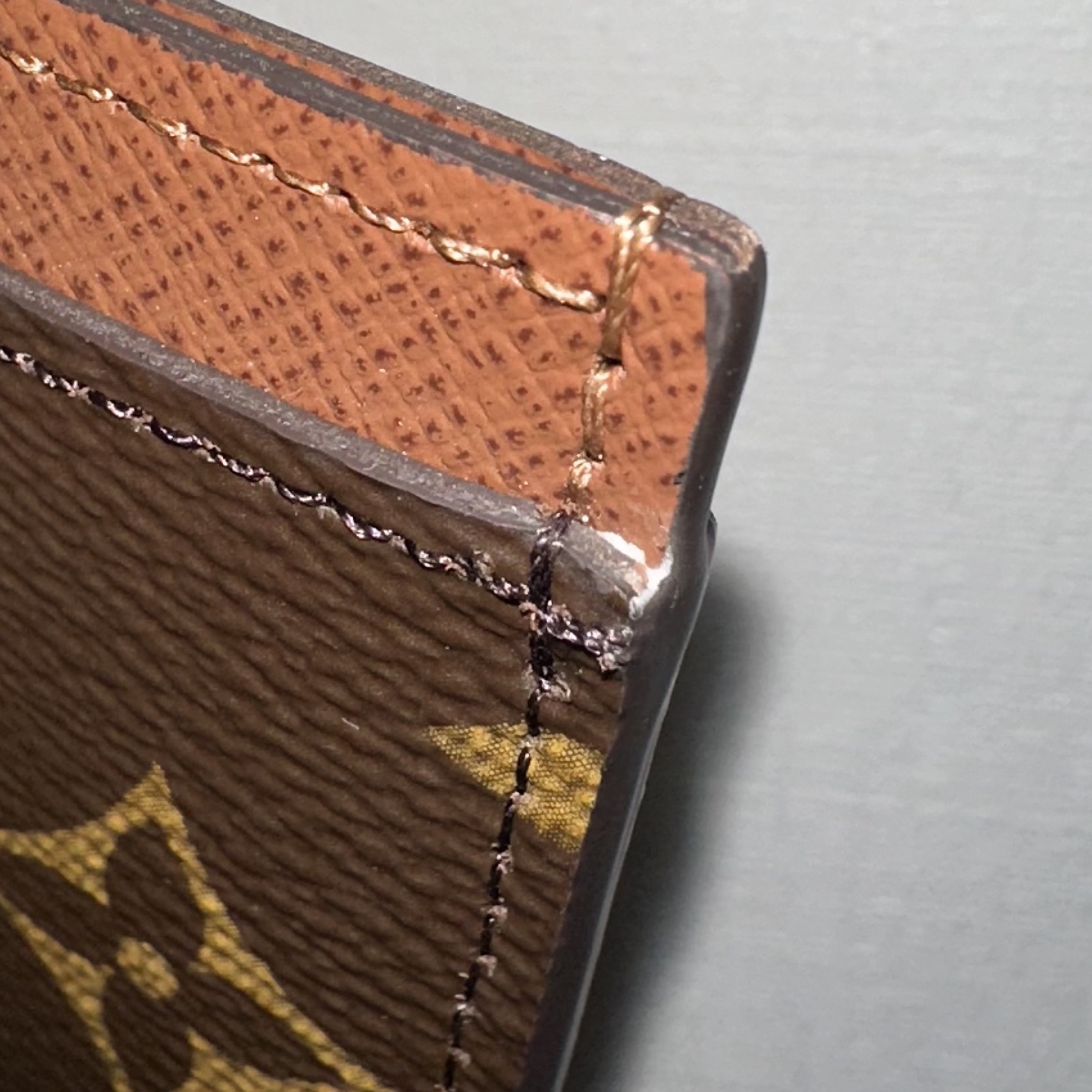 Louis Vuitton Card Holder Monogram Armagnac 착용 스타일