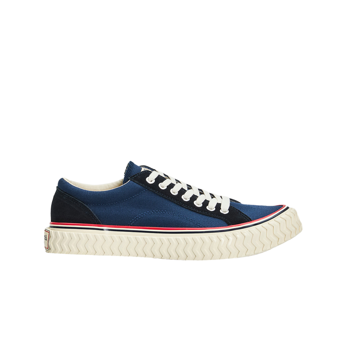 엑셀시오르 2025FW 볼트 레트로 네이비 화이트 스니커즈 남녀공용 사이즈(Excelsior 2025FW Bolt Retro Navy White Sneakers Unisex Size)