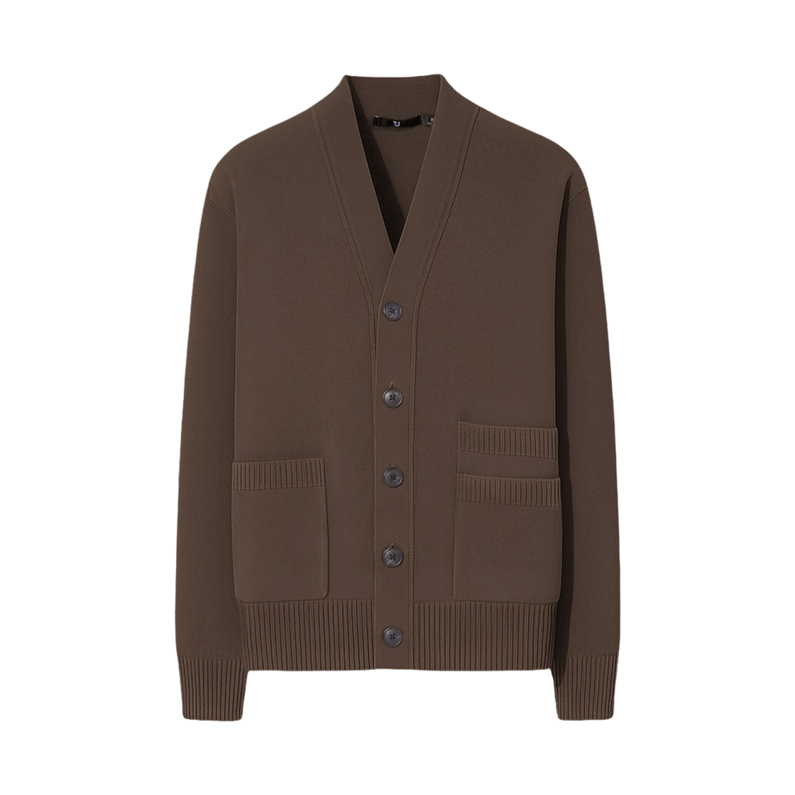 유니클로 +J 프리미엄 램스울 브이넥 가디건 다크 브라운- KR(Uniqlo +J Premium Lambswool V-Neck Cardigan Dark Brown - KR)
