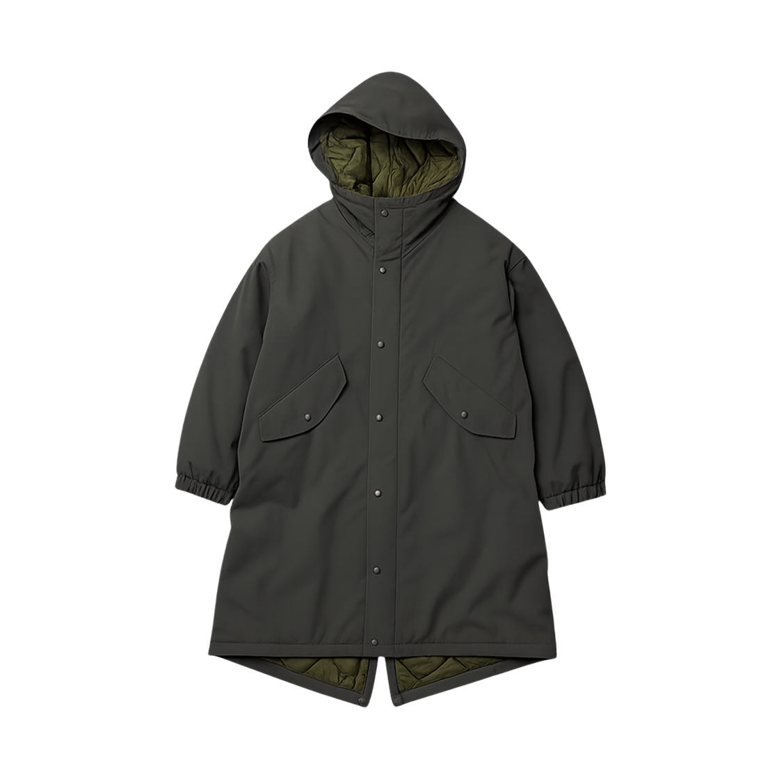 유니클로 x 엔지니어드 가먼츠 퍼프테크 후드 코트 다크 그린 - KR(Uniqlo x Engineered Garments Pufftech Hooded Coat Dark Green - KR)