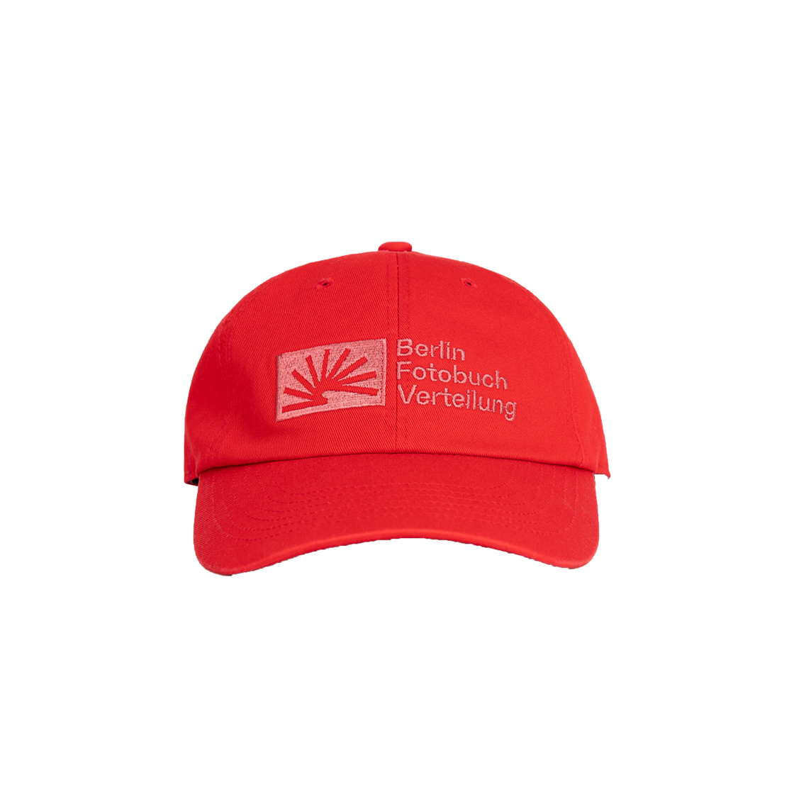 ODE-HO-093-BG Berlin Photobook Distribution Bfv Logo Cap Red