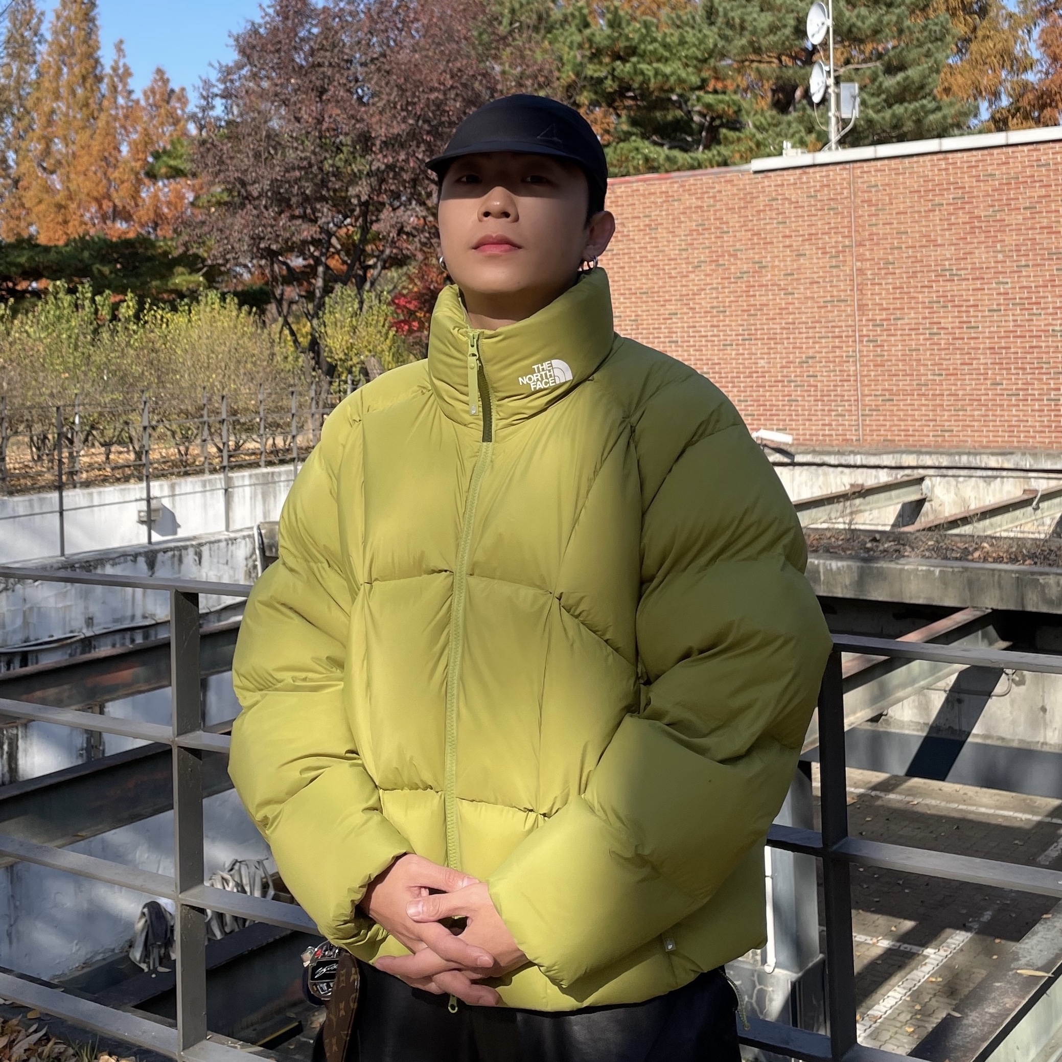 The North Face Olan Down Jacket RDS Kiwi - 25FW 착용 스타일 - 2