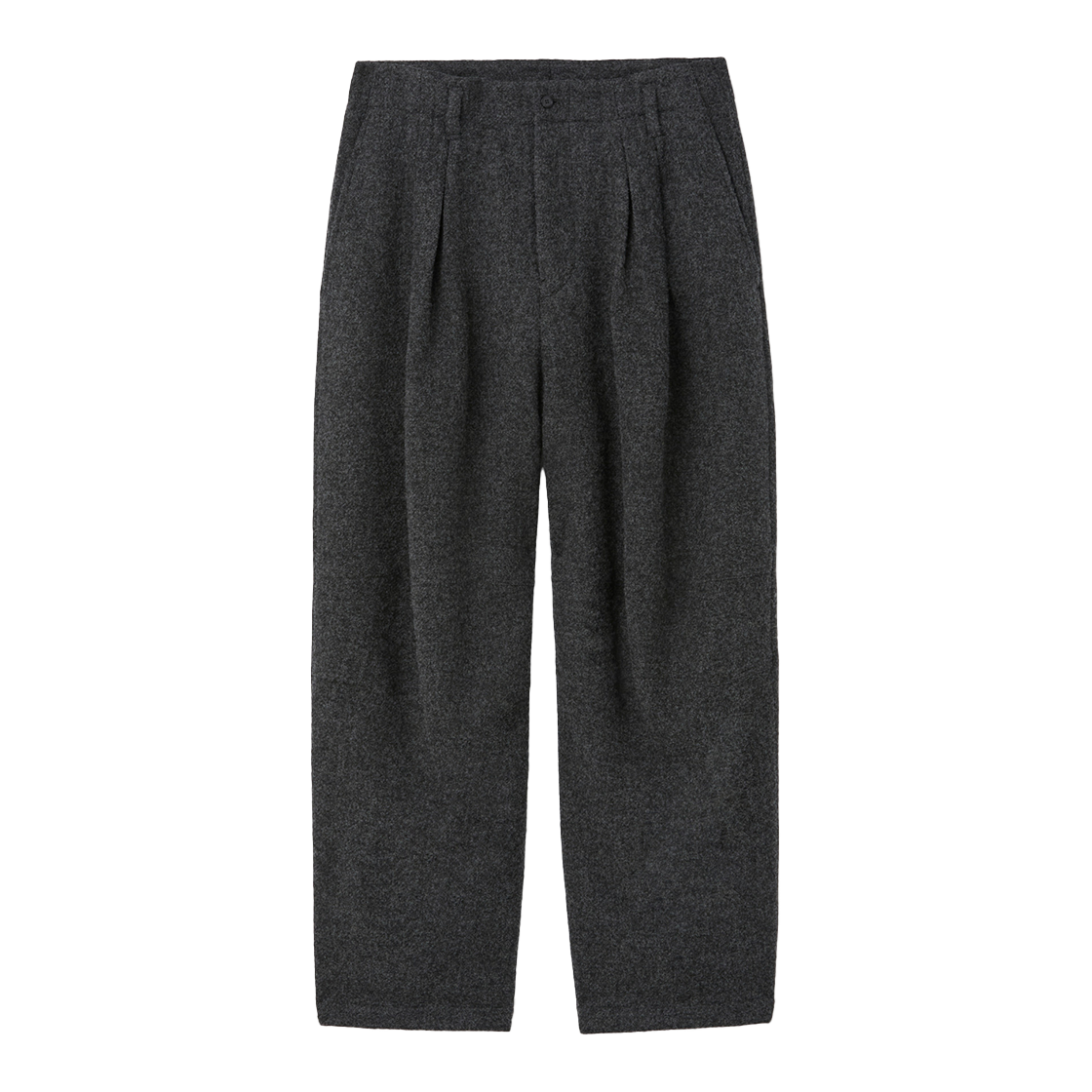 CWPAW25991GYX Customellow Hed Mayner Wool Curved Pants Gray