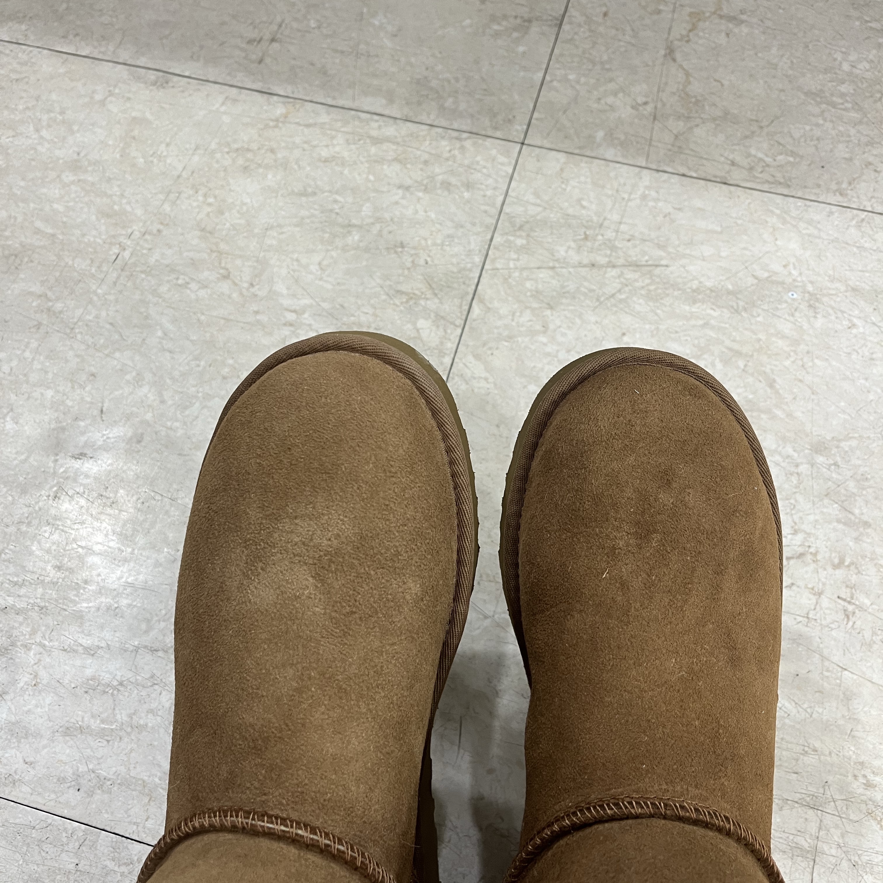 (W) UGG Classic Mini II Boots Chestnut 착용 스타일