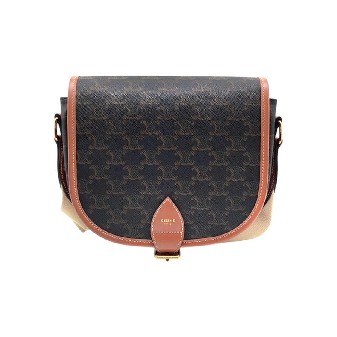 ITUKLBKWF7SC Celine Triumph Polka Dot Large Tote L636989