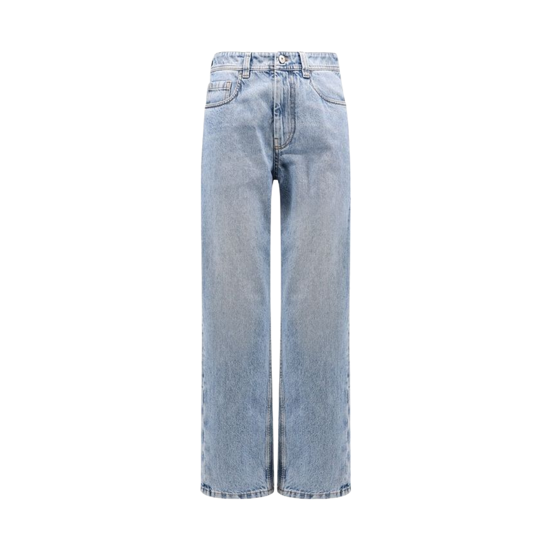 MA095P5319-C9009 (W) Brunello Cucinelli Denim Pants Blue