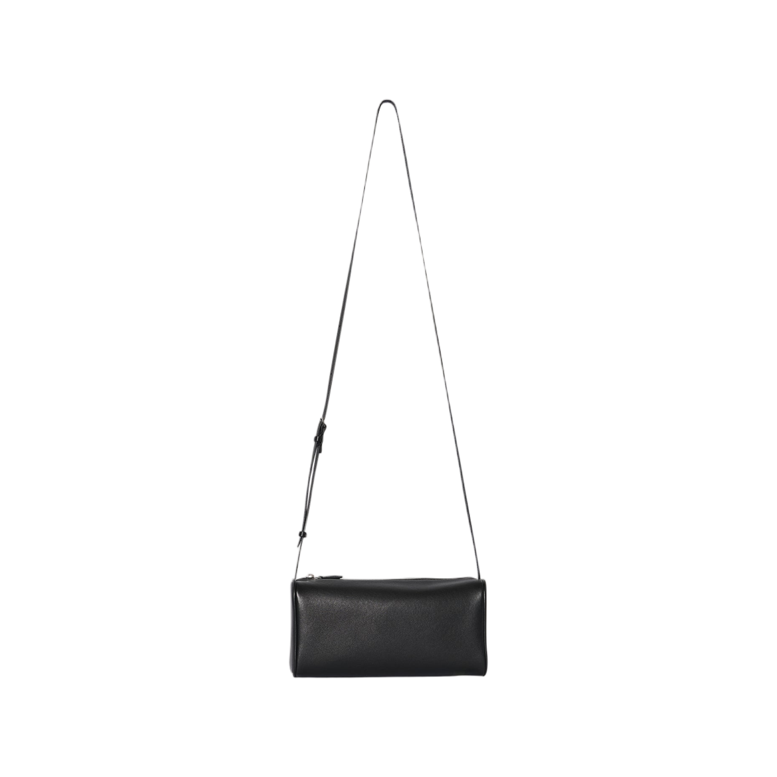 W1918L108BAS The Row 90's Crossbody Bag in Leather Black