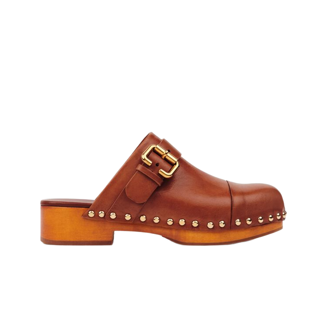 CH25A12ZLT27T (W) Chloe Jeannette Clog Ginger Brown