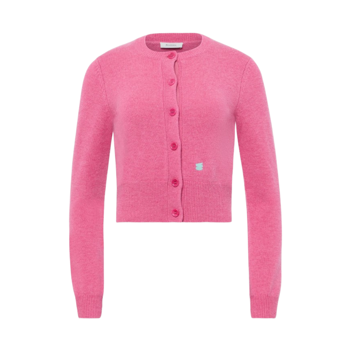 (W) JW 앤더슨 콘트라스트 자수 가디건 카멜리아((W) JW Anderson Contrast Embroidery Cardigan Camelia)