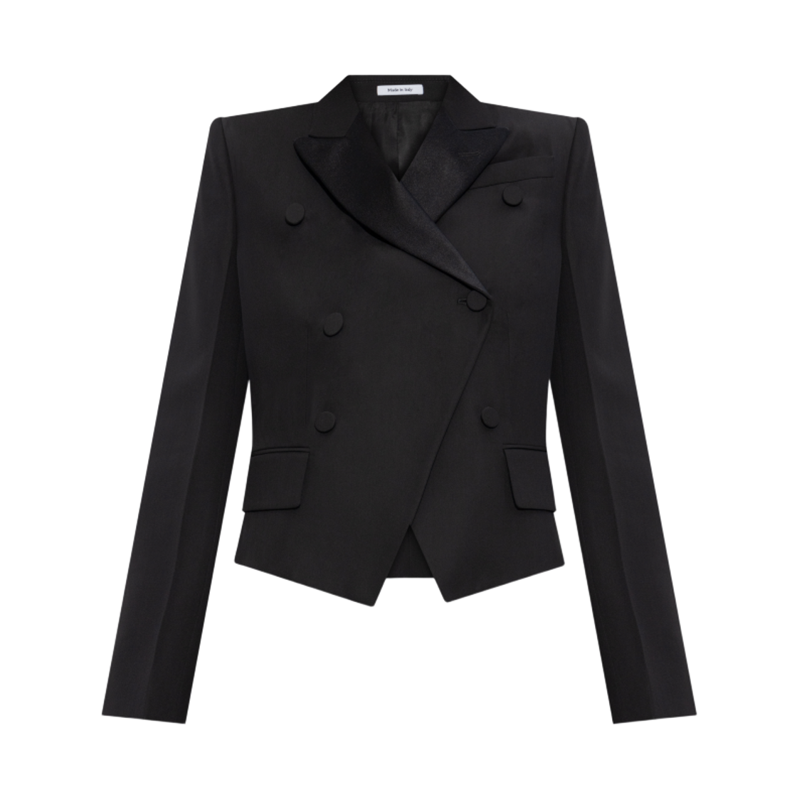 (W) 알렉산더 맥퀸 더블 브레스티드 자켓 블랙((W) Alexander McQueen Double Breasted Jacket Black)