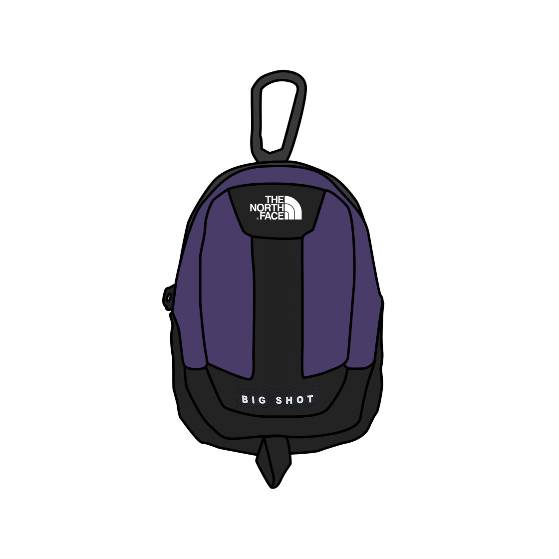 노스페이스 미니 빅 샷 파우치 다크 퍼플 -25FW(The North Face Mini Big Shot Pouch Dark Purple -25FW)