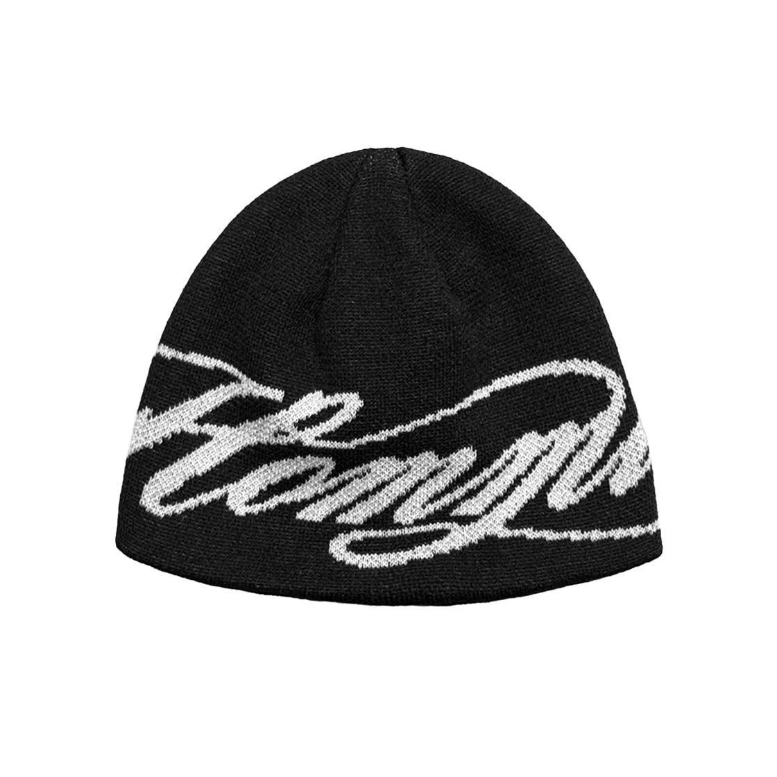 홈리스 로고 스컬리 비니 블랙(Hommless Logo Skully Beanie Black)