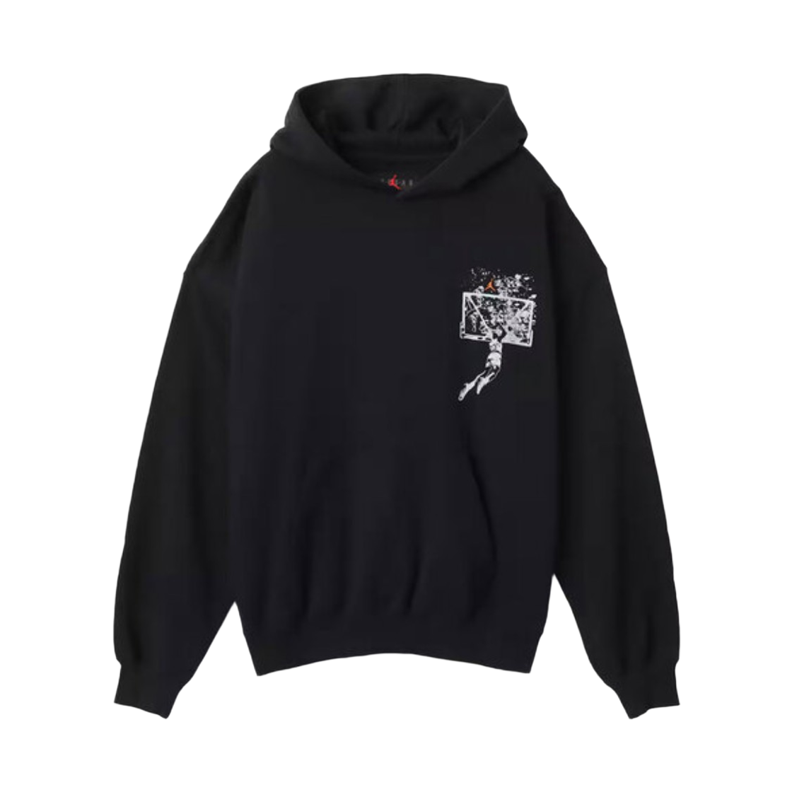 조던 브루클린 오버사이즈 풀오버 후드 블랙 스타피쉬 (IF5853-010)(Jordan Brooklyn Oversized Pullover Hoodie Black Starfish (IF5853-010))