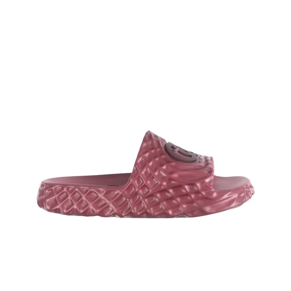 770801-J8710-6251 Gucci Interlocking G Slide Sandal Bordeaux