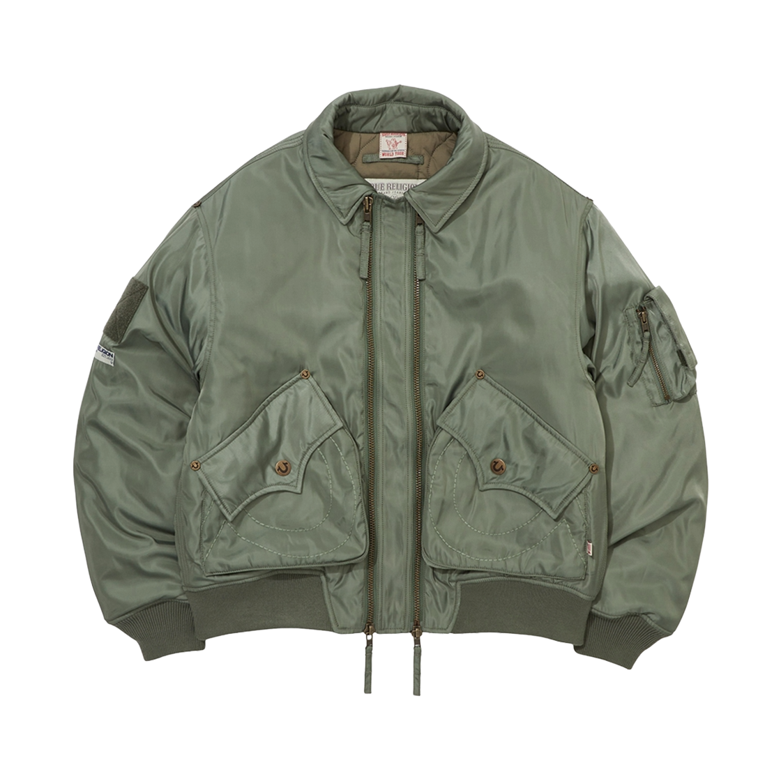 트루릴리젼 포어스 N2B 자켓_카키(True Religion Force N2B Jacket_Khaki)