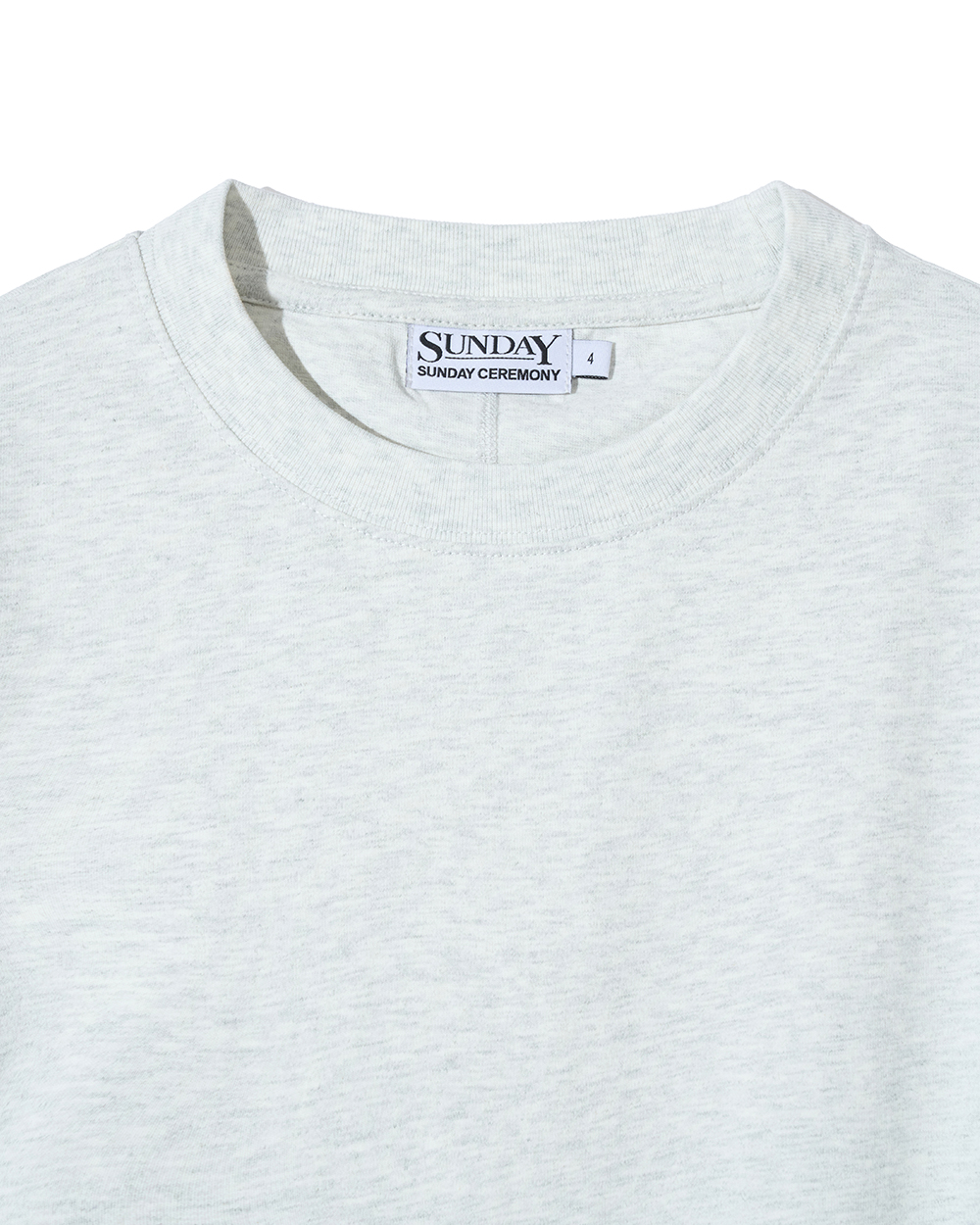 선데이세레머니 SYC 베이직 티 - 멜란지(Sunday Ceremony SYC Basic Tee - Melange) - 3