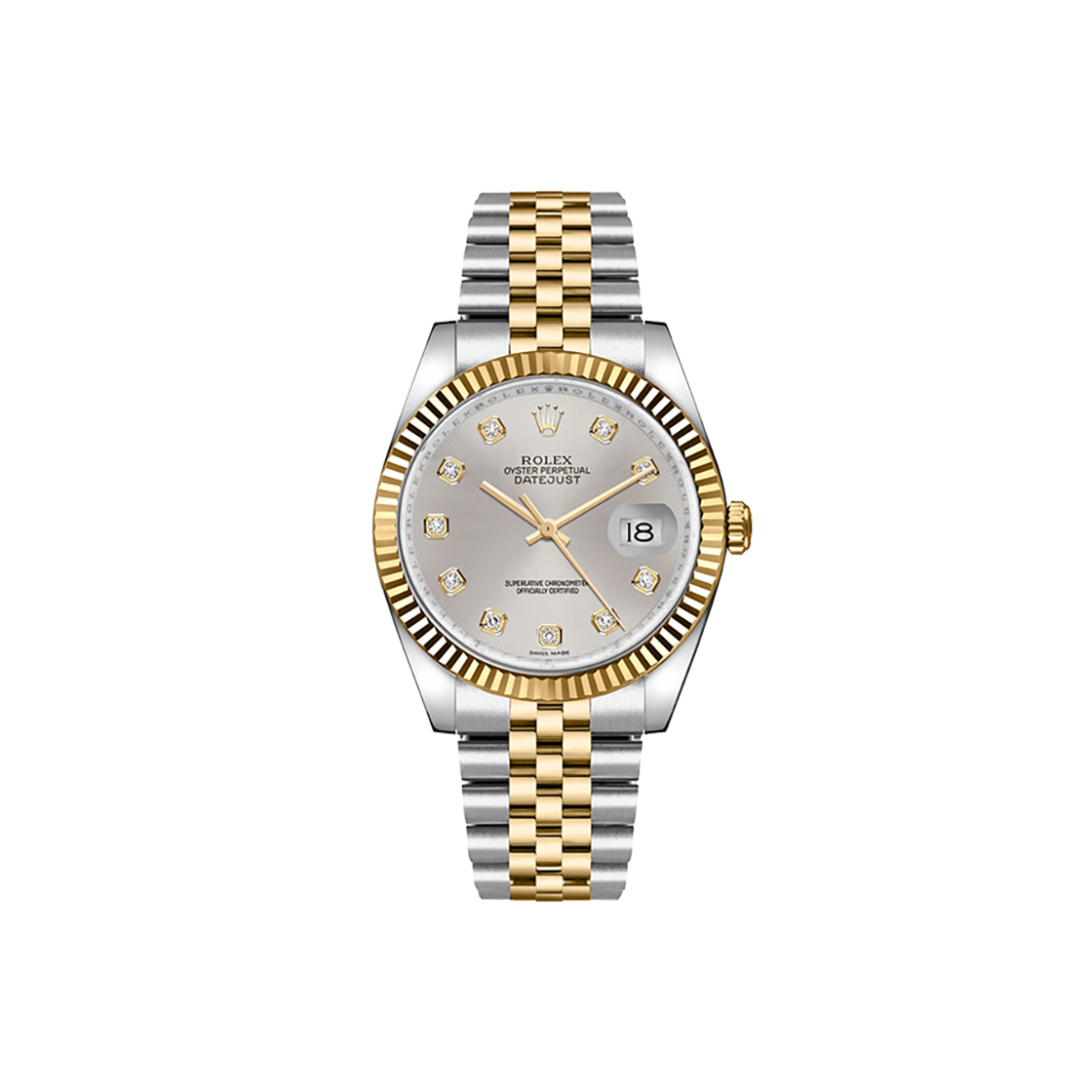 ITPEAATBG7U9 Rolex Datejust 36 - 116233 Silver 10P Jubilee No. 6868