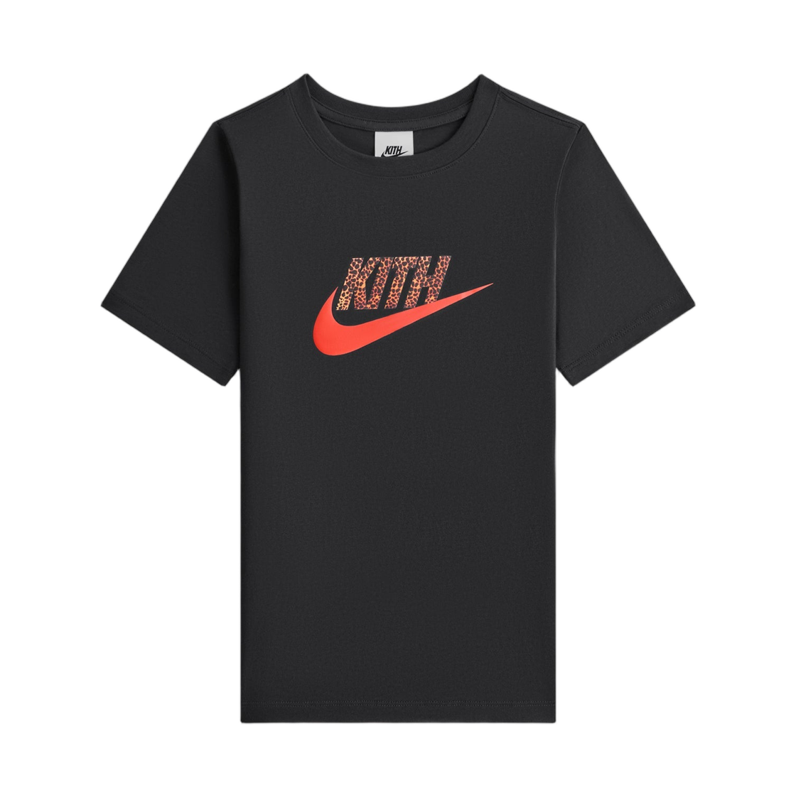 (키즈) 나이키 x 키스 치타 티셔츠 블랙((Kids) Nike x Kith Cheetah T-Shirt Black) - 1