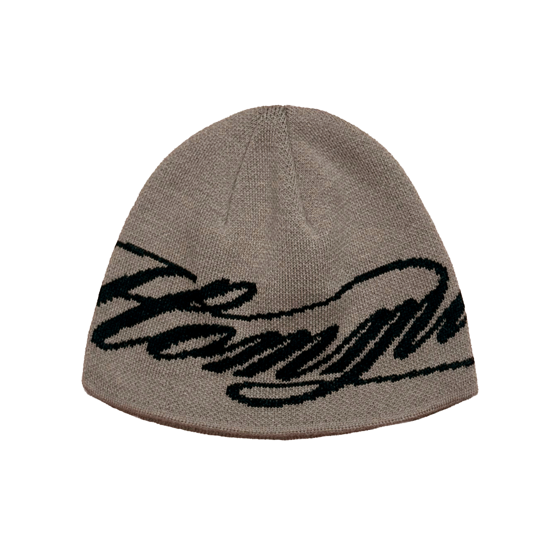 홈리스 로고 스컬리 비니 베이지(Hommless Logo Skully Beanie Beige)