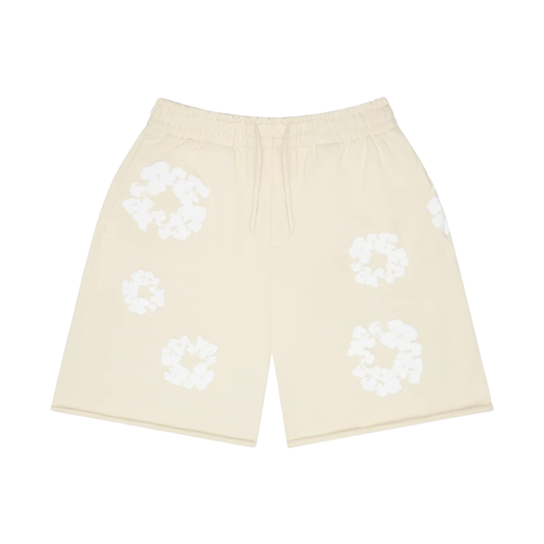 - Denim Tears Cotton Wreath Sweat Shorts Oatmeal