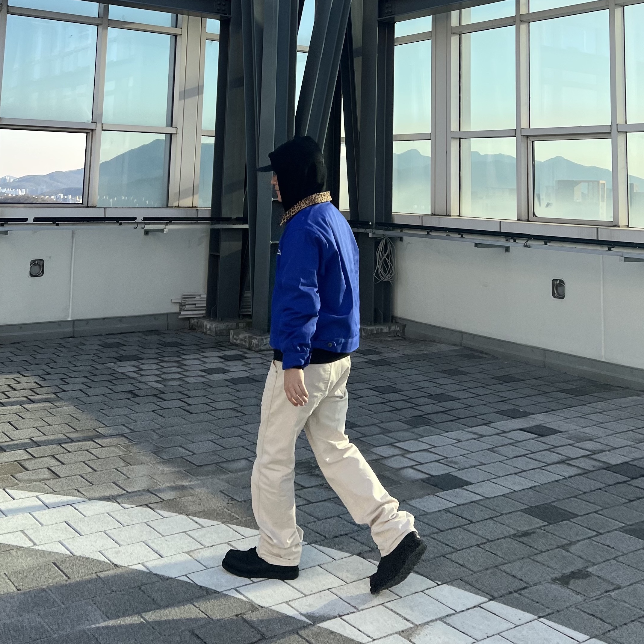 Honey Scoop House Honey Girl Zip up Hooded Sweatshirt Black, Honey Scoop House Honey Originals Work Jacket Blue 착용 스타일