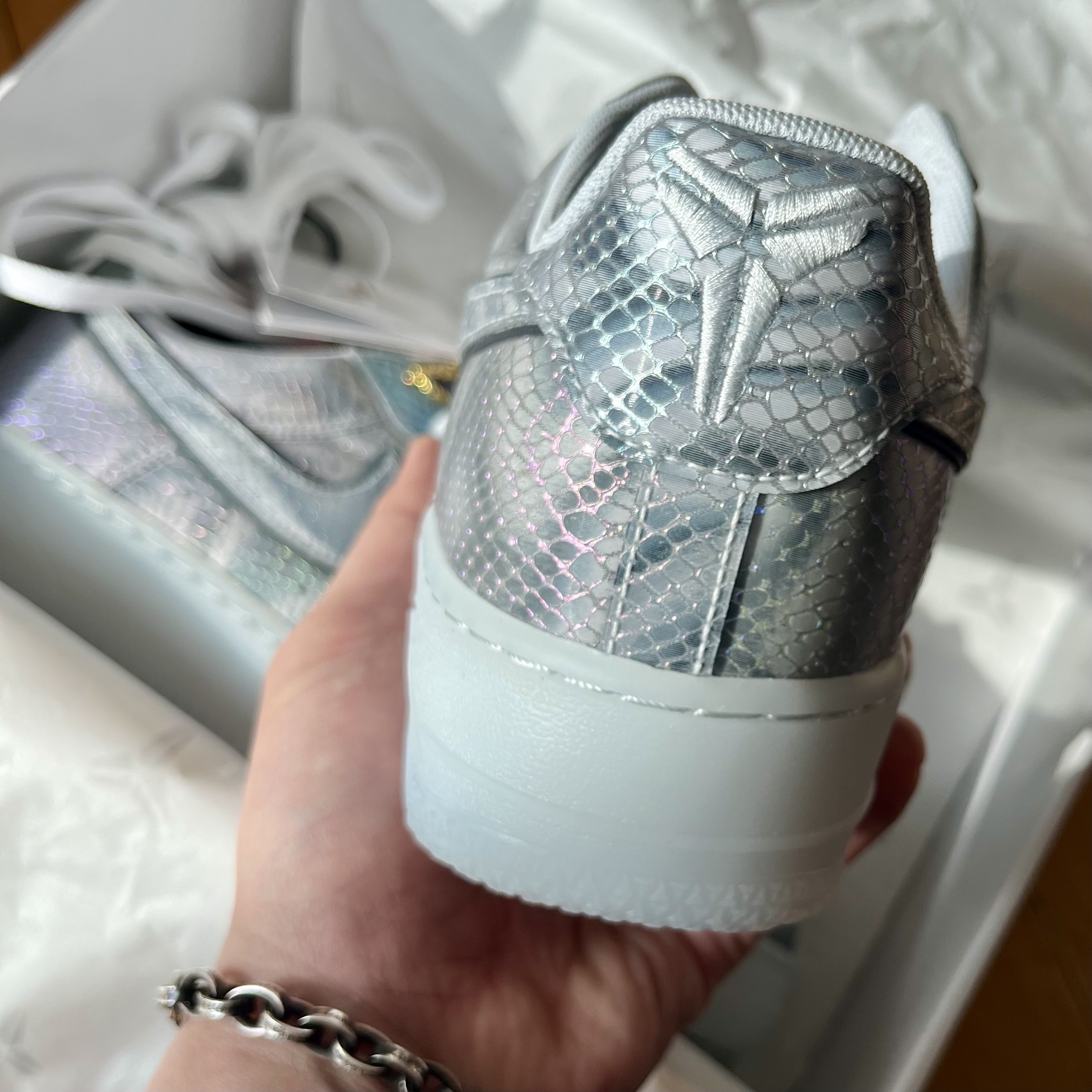 Nike x Kobe Bryant Air Force 1 Low Lenticular 착용 스타일 - 2