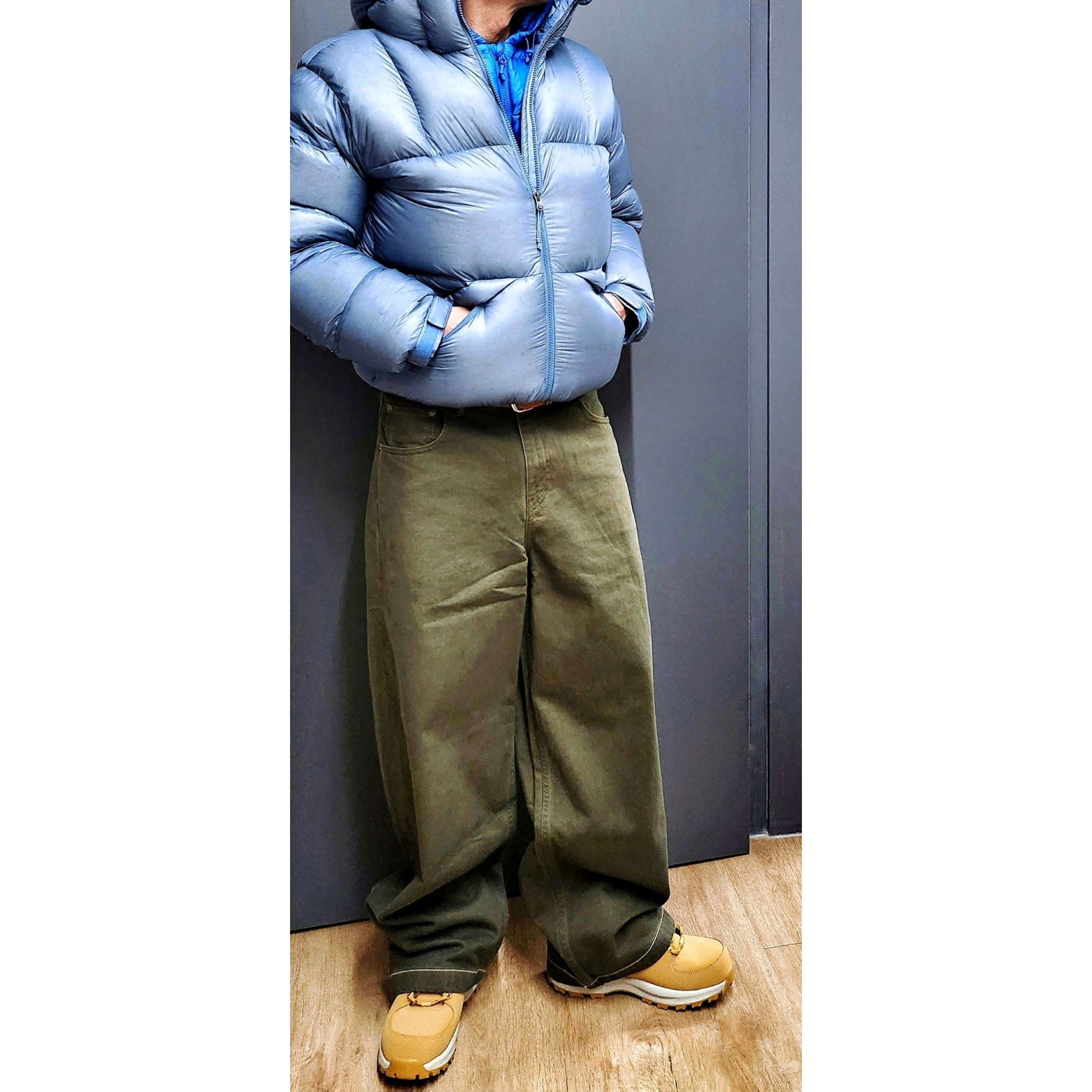 Black Yak Climbing Stone Master Down Jacket Urban Blue, Nike Manoa Leather Haystack 착용 스타일 - 6