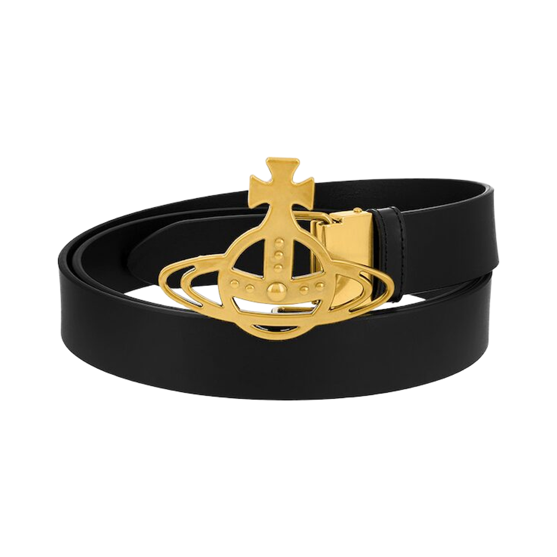 비비안 웨스트우드 라인 오브 버클 벨트 블랙(Vivienne Westwood Line Orb Buckle Belt Black)