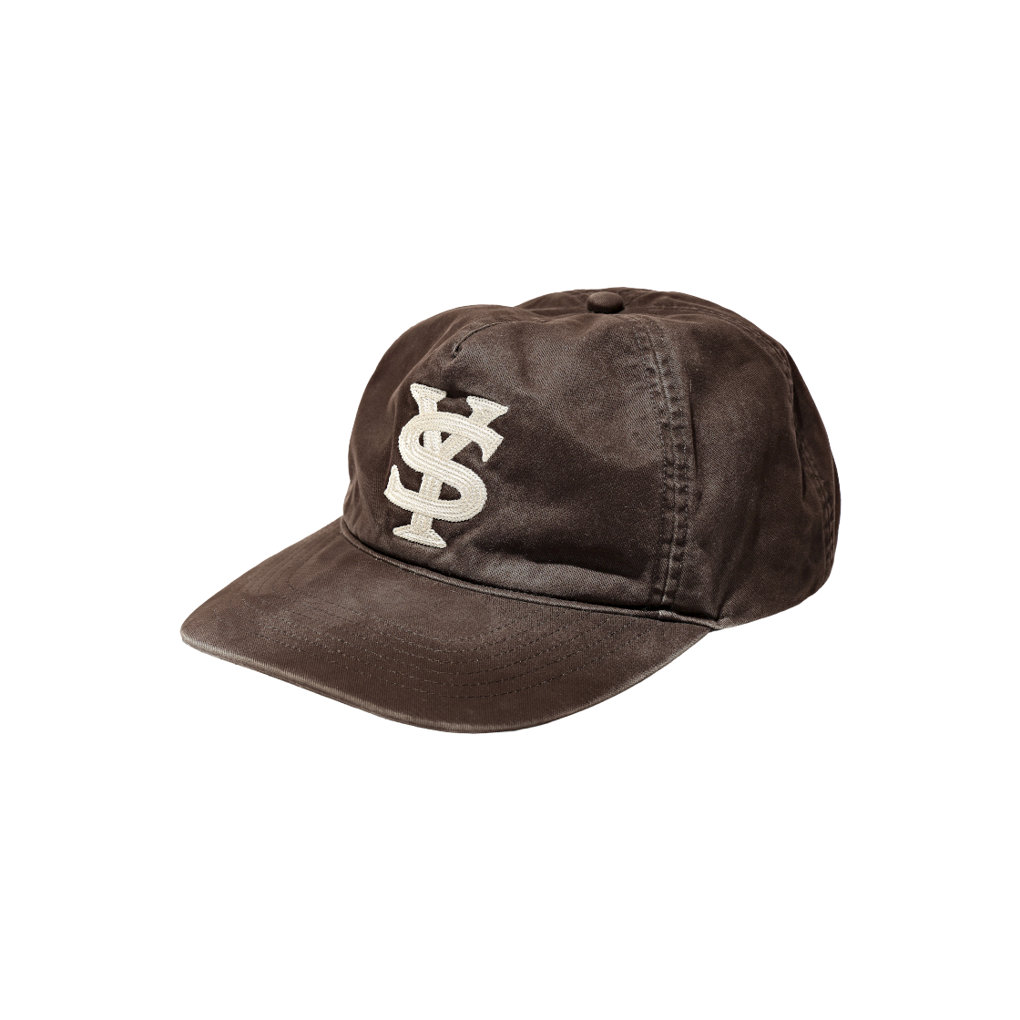 [예약 배송] 선데이세레머니 SY 로고 5패널 코튼 캡 - 브라운([예약 배송] Sunday Ceremony Sy Logo 5 Panel Cotton Cap - Brown)