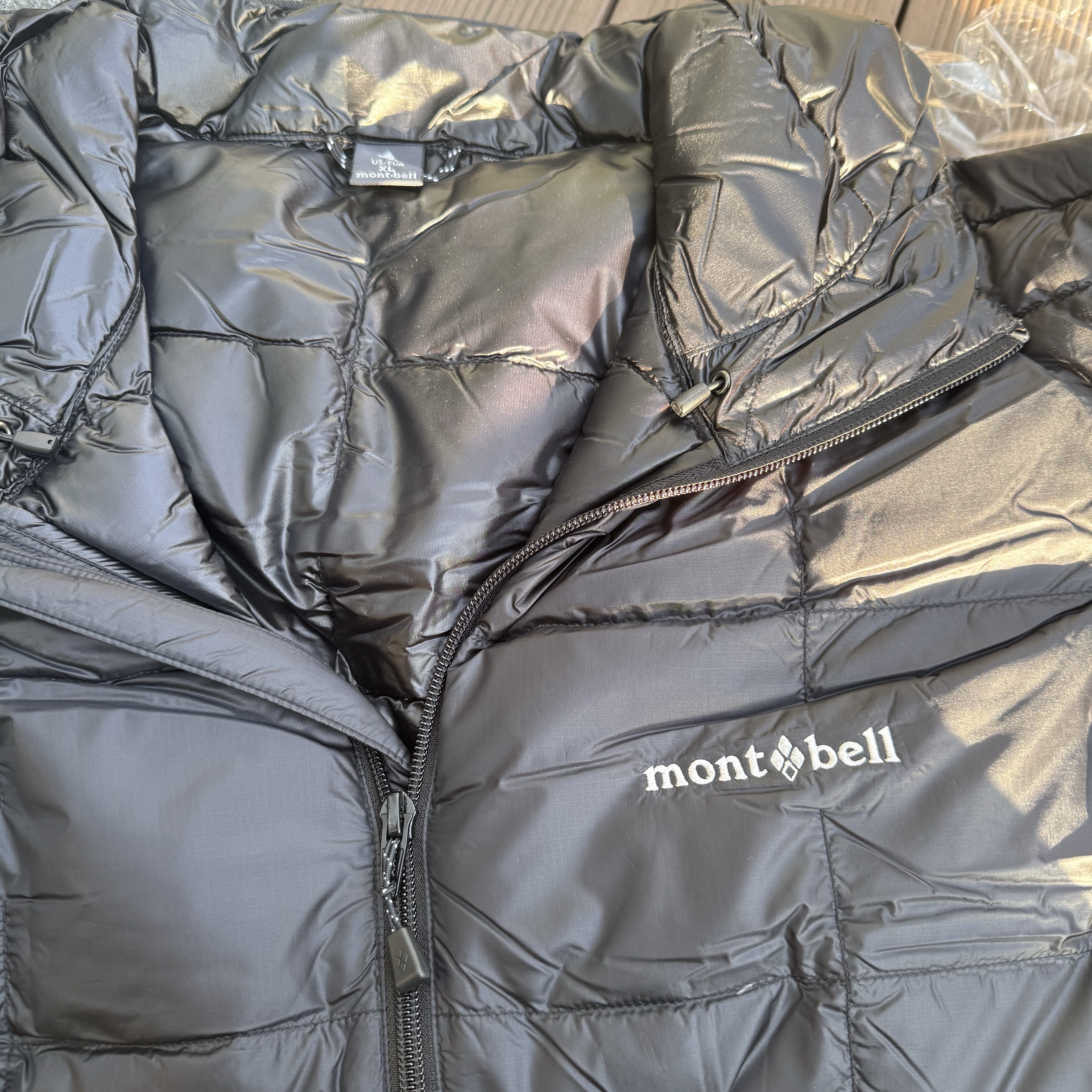 Montbell Superior Down Parka Black 착용 스타일 - 2