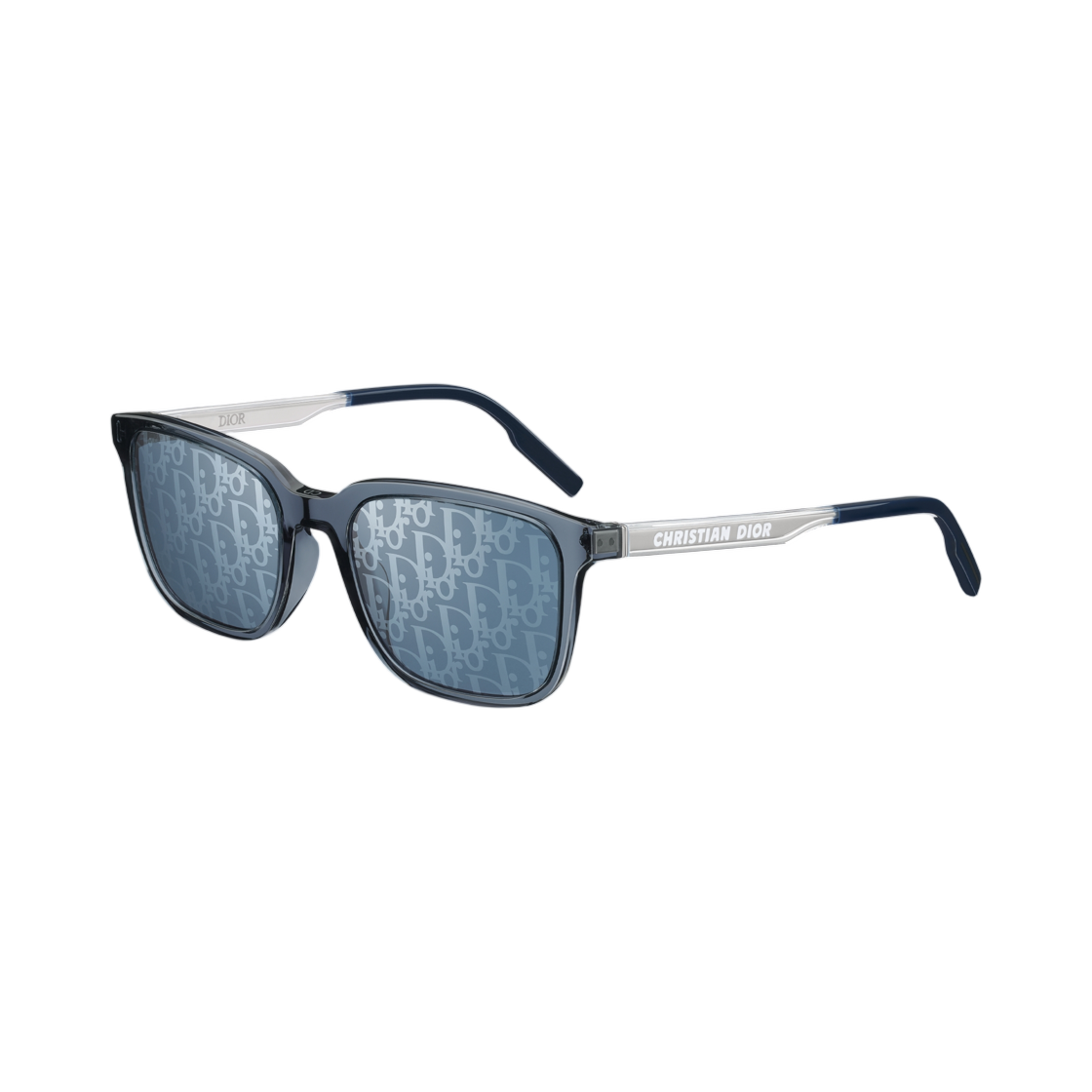 디올 디올태그 SU 선글라스 트랜스패런트 렉탱귤러 트랜스패런트 네이비 블루(Dior Diortag SU Sunglasses Transparent Rectangular Transparent Navy Blue) - 2