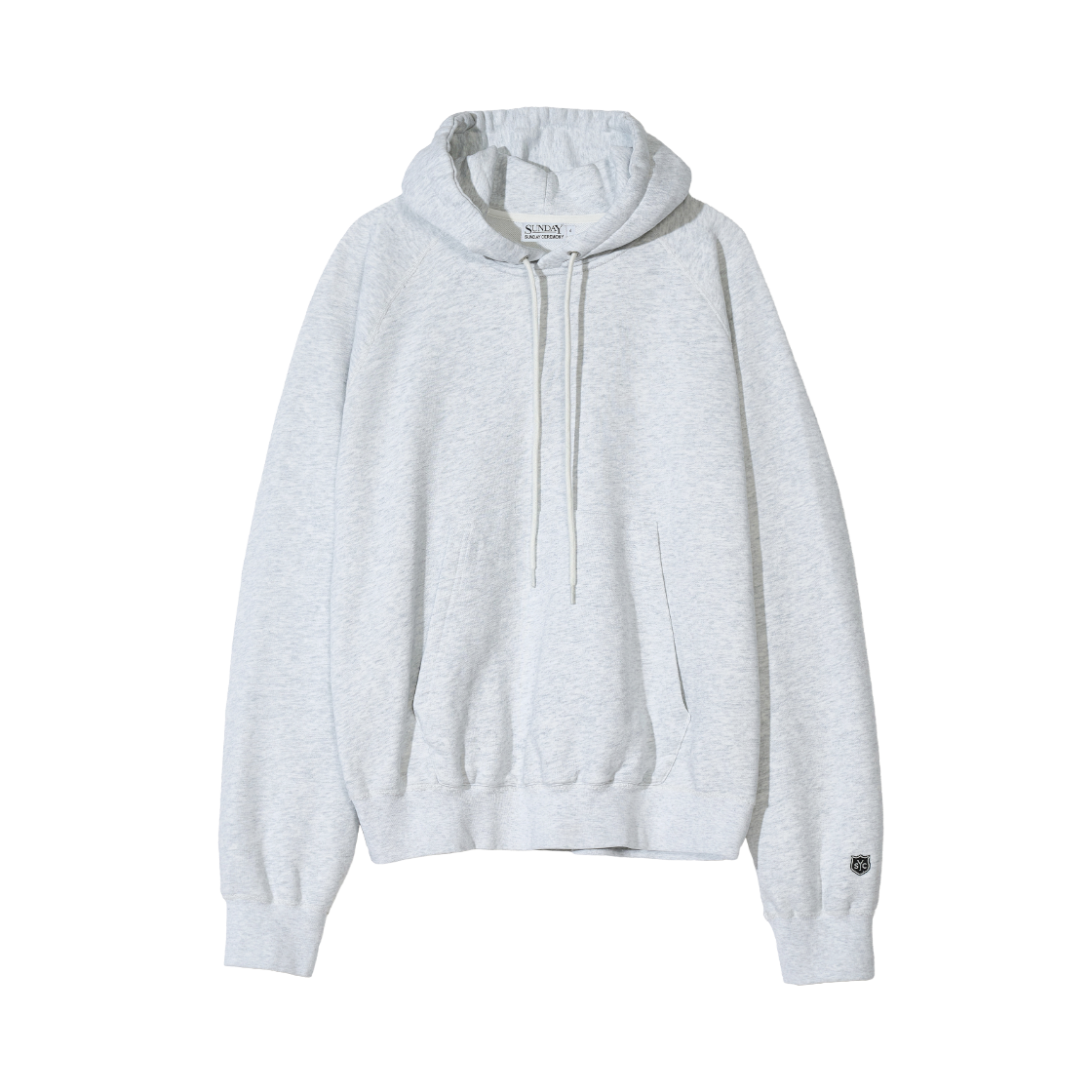 선데이세레머니 베이직 후드 탑 - 멜란지(Sunday Ceremony Basic Hooded Top - Melange)
