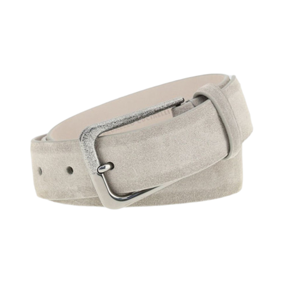 M0DELC33G-C5859 (W) Brunello Cucinelli Suede Belt Cream