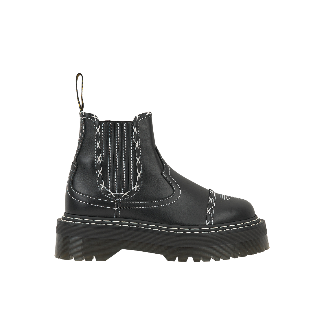 닥터마틴 2976 고딕 아메리카나 레더 플랫폼 첼시 부츠 블랙(Dr. Martens 2976 Gothic Americana Leather Platform Chelsea Boots Black) - 1