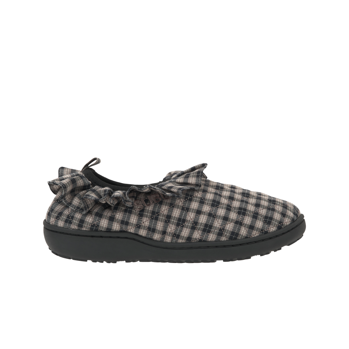 - Subu x Coyseio Fluff Check Padding Shoes Check