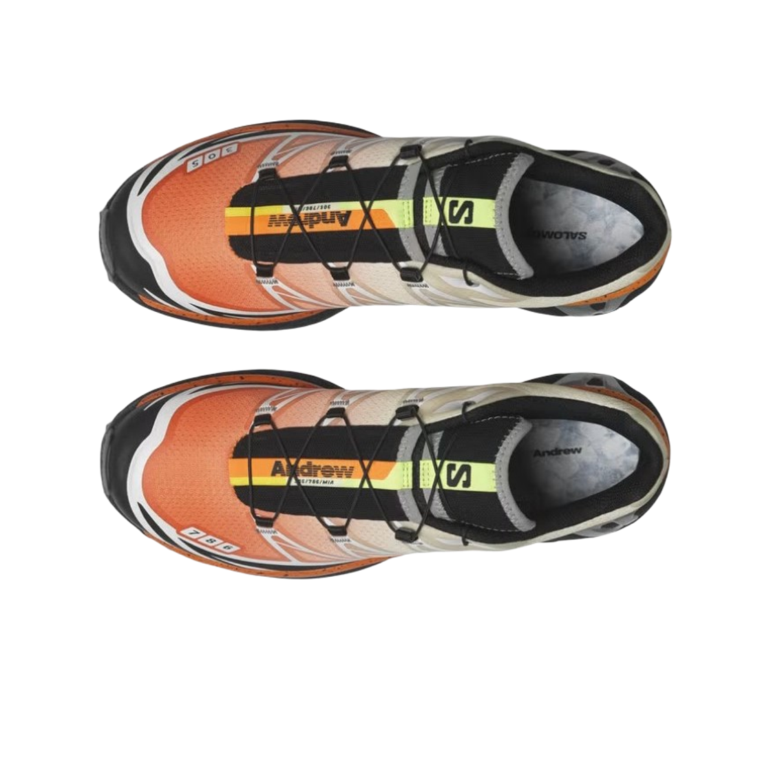 살로몬 x 앤드류 마이애미 XT-6 쇼킹 오렌지 트랜스패런트 옐로우(Salomon x Andrew Miami XT-6 Andrew Shocking Orange Transparent Yellow) - 2