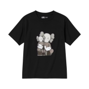 (Kids) Uniqlo UT x Kaws Short Sleeve Graphic T-Shirt Black