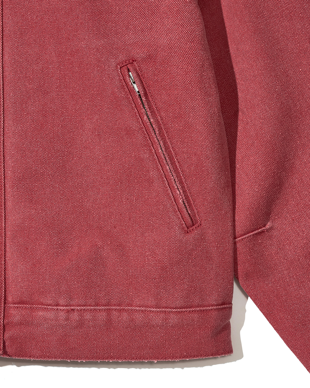 선데이세레머니 데미지 워시드 워크 자켓 - 레드(Sunday Ceremony Damage Washed Work Jacket - Red) - 5