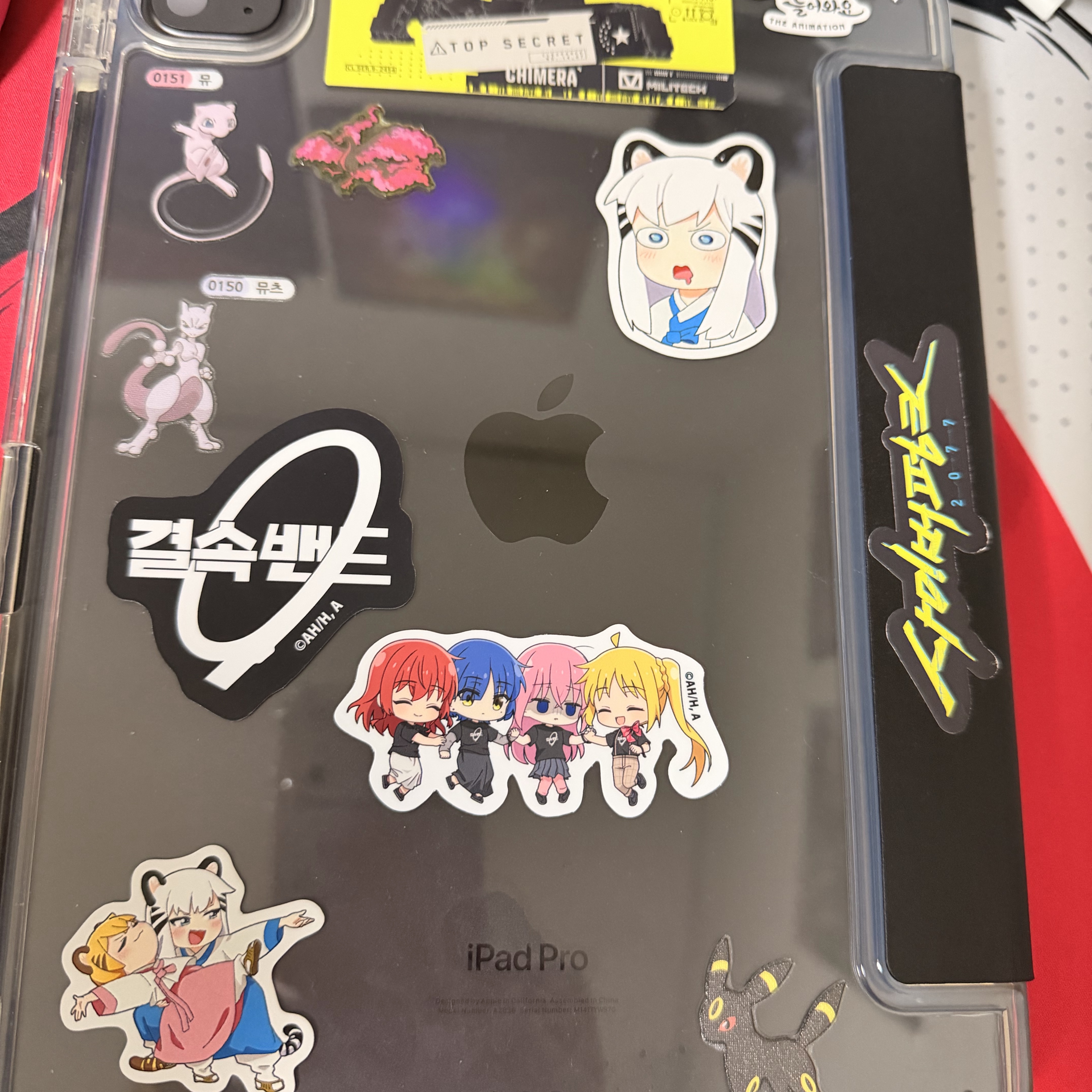 KESSOKUBAND Sticker Set 착용 스타일