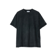 Sunday Ceremony Distressed Washed Damage Tee - Black