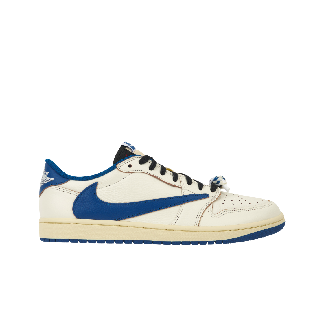 조던 1 x 트래비스 스캇 x 프라그먼트 레트로 로우 OG SP 세일 밀리터리 블루(Jordan 1 x Travis Scott x Fragment Retro Low OG SP Sail Military Blue)