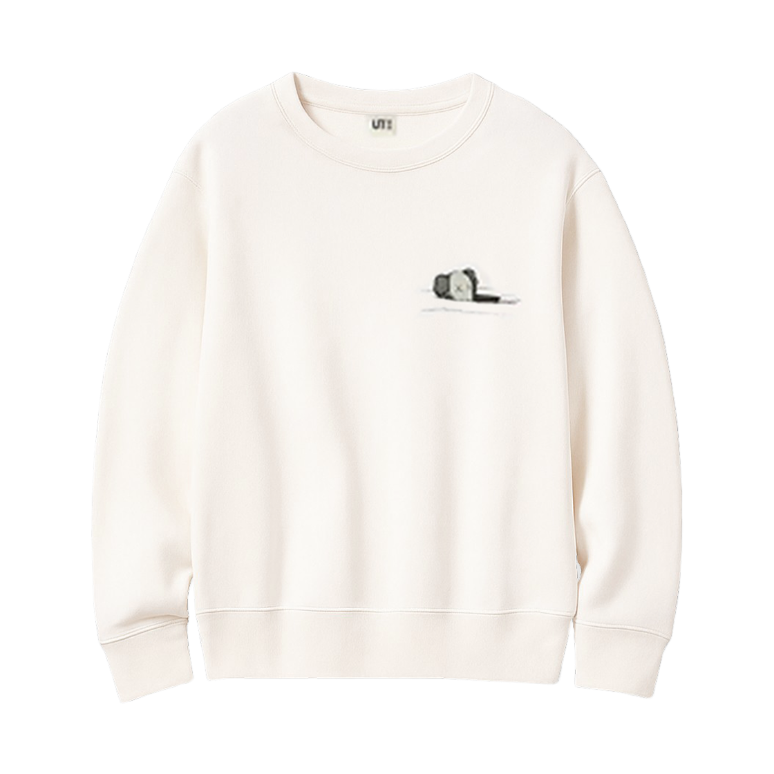 (키즈) 유니클로 UT x 카우스 롱슬리브 스웨트셔츠 오프 화이트((Kids) Uniqlo UT x Kaws Long Sleeve Sweatshirt Off White) - 2
