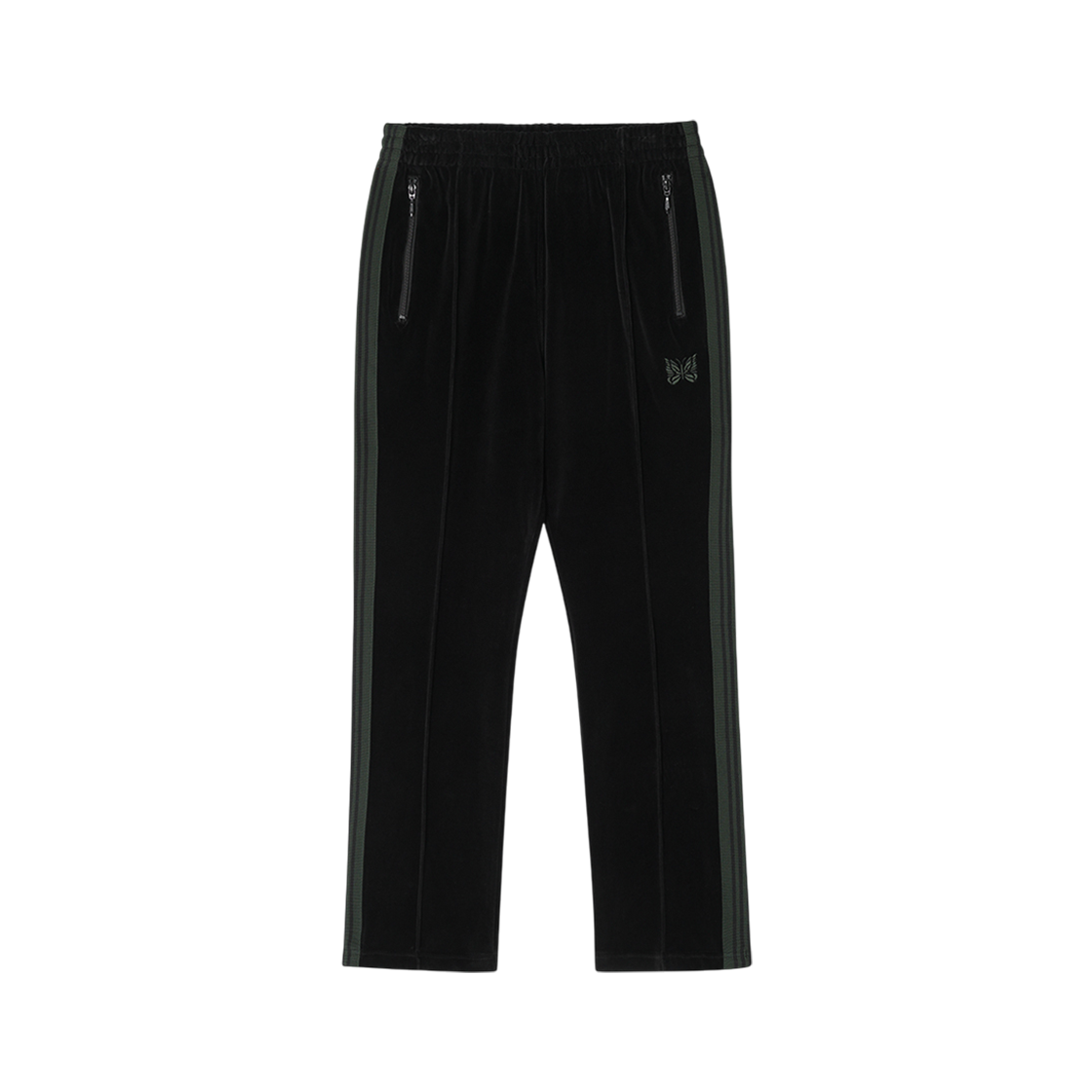 PU280 C-Black [13% 쿠폰] Needles Narrow Track Pants Velour Black