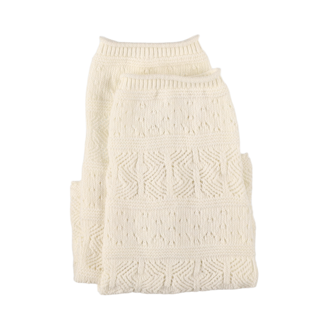 하이산 더스티 니트 레그워머 아이보리(Heisan Dusty Knit Legwarmer Ivory)