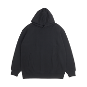 Uniqlo C Sweat Oversized Pullover Hoodie  Black - KR