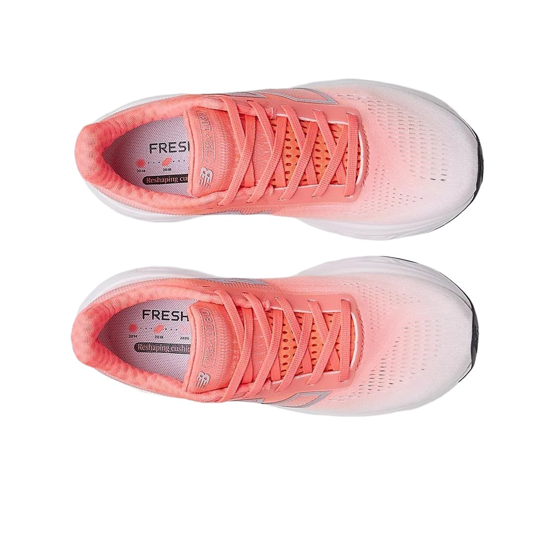 (W) 뉴발란스 프레쉬 폼 X 1080v14 얼젠트 레드 실버 메탈릭 - D 와이드((W) New Balance Fresh Foam X 1080v14 Urgent Red Silver Metallic - D Wide) - 2